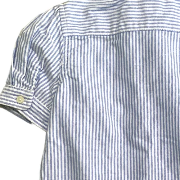 Girls Ralph Lauren Short Sleeve Oxford Shirt - Picture 6 of 12